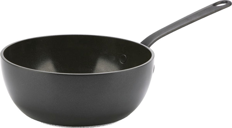 Casserole en aluminium Greenpan craft sans couvercle ø20cm - 2,0l - sans PFA - noir - convient à l'induction et au lave-vaisselle - passe au four jusqu'à 220° - aluminium trempé - poignées en acier inoxydable - plus grande surface de cuisson