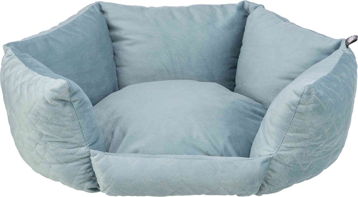 Trixie - panier de Noël natalya - rond - bleu glacier - 50 cm