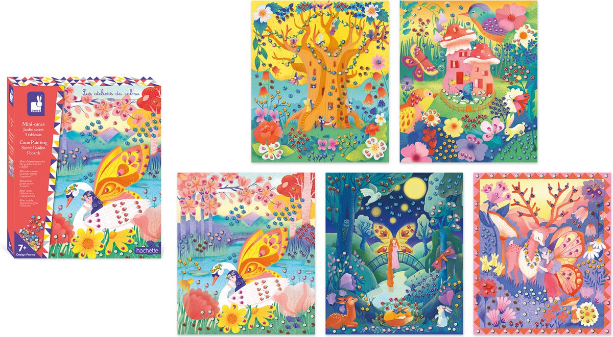 Janod - les ateliers du calme - tableaux de jardins secrets