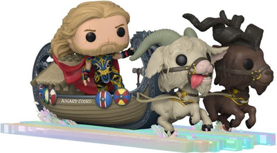 Marvel funko thor - thor : j'adore la pop du tonnerre ! Rides Super Deluxe Thor Goat Boat figurine de collection 13 cm - multicolore