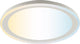 Brilliant pederson - plafonnier - led 10w - cct - 3000k-6500k - dimmable - veilleuse - minuterie - télécommande - blanc