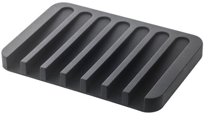 Yamazaki flow porte-savon silicone - noir
