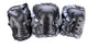 Tempish set de protection de skate pour adultes - protège-poignets, coudes et genoux - noir - taille s