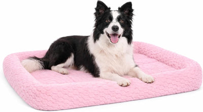 Coussin pour chien Flamingo - panier pour chien - naya rectangulaire rose avec bord 100,5x63,5cm - doux - luxueux - confortable