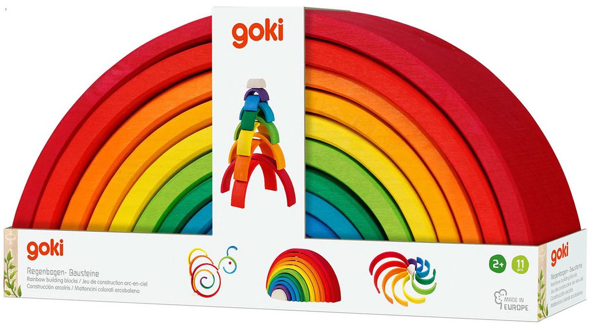 Goki Regenboog Building Blocs, 11dlg.