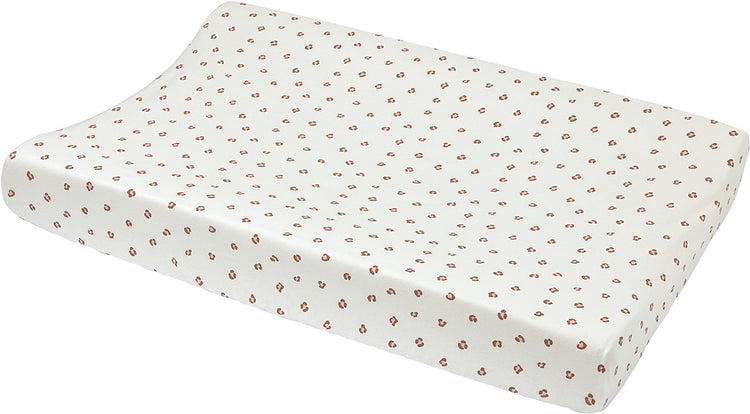 Housse de matelas à langer Meyco bébé mini panthère - rose tendre - 50x70cm