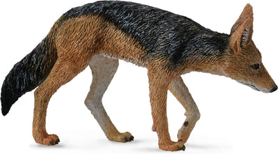 Figurine Collecta - chacal de selle - (m) - animaux sauvages - peint à la main - miniature