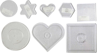 Plaque de base Creativ company, taille 7-15 cm, moyenne, transparente, 8 pièces 1 boîte