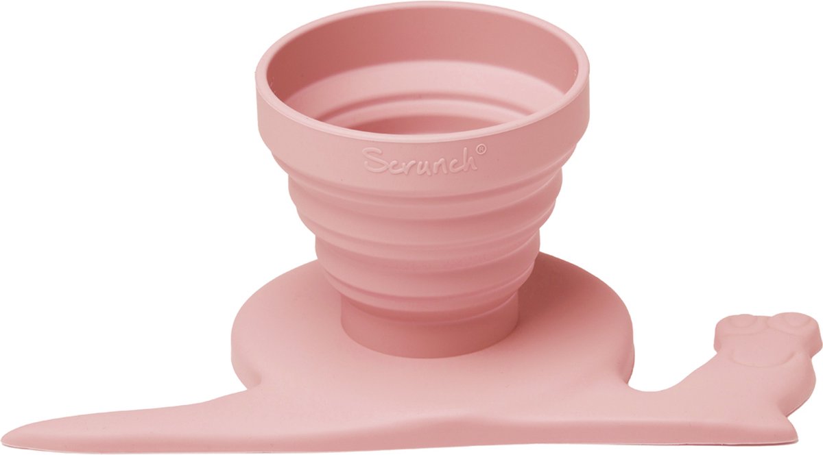 Compteur d'eau de pluie Scrunch - rose - pliable - recyclable