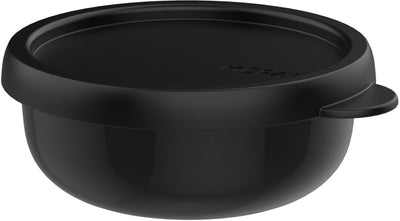 Boîte de conservation Mepal lumina - 250 ml - récipient micro-ondes avec couvercle - noir nordique