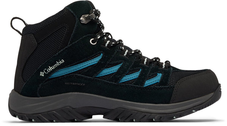 Chaussures de randonnée imperméables mi-hautes Columbia Crestwood™ pour femme - noir, skylight