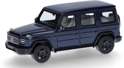 Herpa Mercedes Benz G580 EQ (N465), bleu métallisé