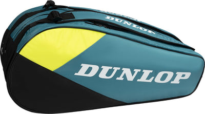 Dunlop - sx club - 10rkt - sac de tennis - acier noir jaune