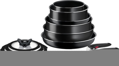Tefal ingenio easy cooking clean - set de casseroles - 13 pièces - ne convient pas à l'induction - empilable - poignée amovible