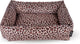 Lex max nairobi lit pour chien imprimé léopard 90x70 cm