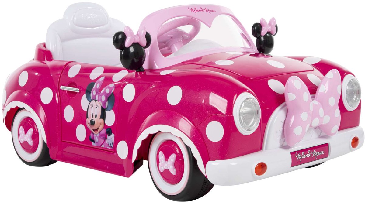 Voiture Disney Minnie - porteur électrique