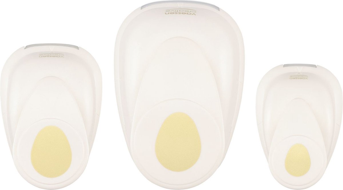 Vaessen creative • set de punchs figurines oeufs 3 pcs.