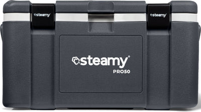 Steamy pro 50 - grande glacière - très bien isolée - 50 litres - gris