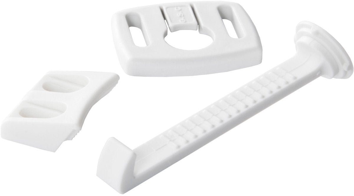 Jippie's crochets pivotants jippie pour armoires et tiroirs – sécurité bébé – 4 pièces – blanc