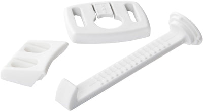 Jippie's crochets pivotants jippie pour armoires et tiroirs – sécurité bébé – 4 pièces – blanc