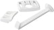 Jippie's crochets pivotants jippie pour armoires et tiroirs – sécurité bébé – 4 pièces – blanc