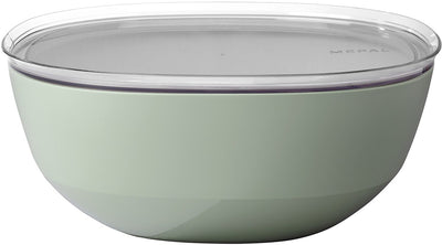 Bol de service Mepal avec couvercle silueta - 5000 ml - saladier - sauge nordique