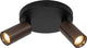 Lucide ritmo - spot de plafond (plafonnier) - ø 15 cm - 2xgu10 (mr11) - café