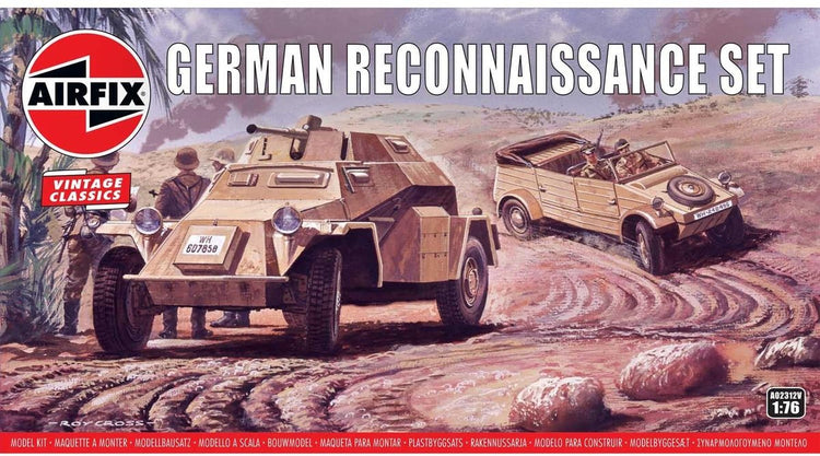 Maquette Airfix véhicules militaires - 02312v ensemble de reconnaissance allemand plastique - 1:76 - modélisme