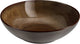 Médard de noblat - sentiment bronze - assiette à salade et pâtes 18 cm - 6 pièces - grès