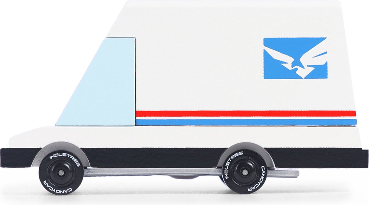 Voiture jouet en bois Candylab - candycar world mail de 2.0 multicolore.