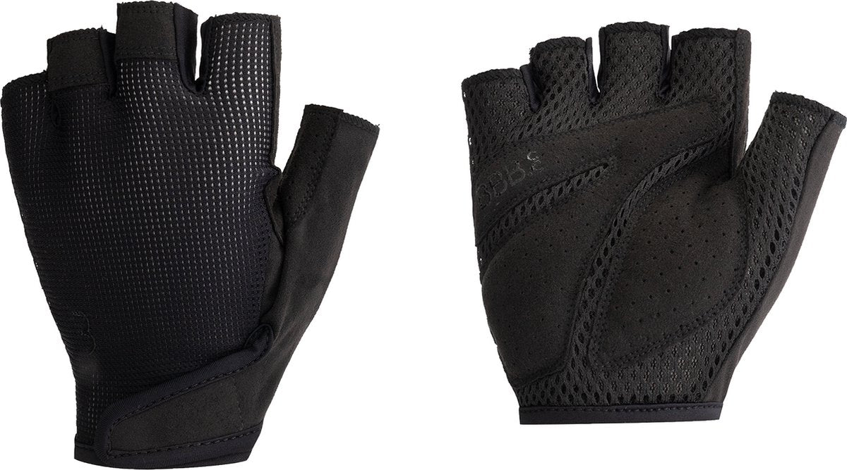 Bbb cycling coolsupport - gants de cyclisme été - 15 - 25 °c - rembourrage moyen - paume antidérapante - gants de cyclisme unisexes - noir