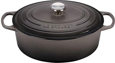 Poêle signature Le Creuset - ovale - silex - ø 31 cm 6,3 litres