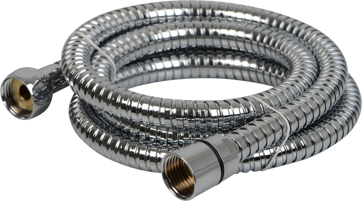Flexible de douche Plieger Napoli - anti-torsion - chrome - 1 2 pouces x 150 cm - Garantie 10 ans