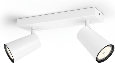 Spot en saillie Philips LED Philips Paisley - 2 lumières - blanc