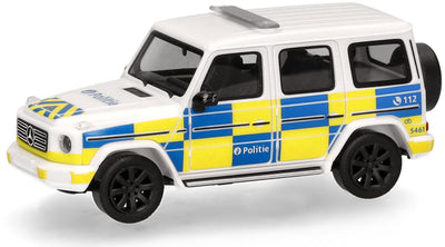 Herpa mercedes benz g (w463) police belgique (b)