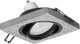 Spot encastrable carré Orno halisi - spot aspect béton - source lumineuse directionnelle - gu10 mr16