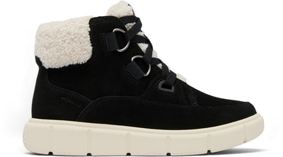 Sorel explorer™ iii nw lace wp bottes de neige pour femmes - noir, sel de mer