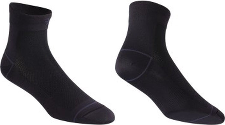 Bbb chaussettes de cyclisme noires - 2 paires - longueur : 10 cm - chaussettes de cyclisme durables été - taille 39 43 - chaussettes de cyclisme hommes et femmes - combifeet bso-06