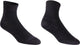 Bbb chaussettes de cyclisme noires - 2 paires - longueur : 10 cm - chaussettes de cyclisme durables été - taille 39 43 - chaussettes de cyclisme hommes et femmes - combifeet bso-06
