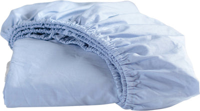 Cendrillon - week-end - drap-housse - jusqu'à 25 cm de hauteur de matelas - 90x200 cm - bleu clair