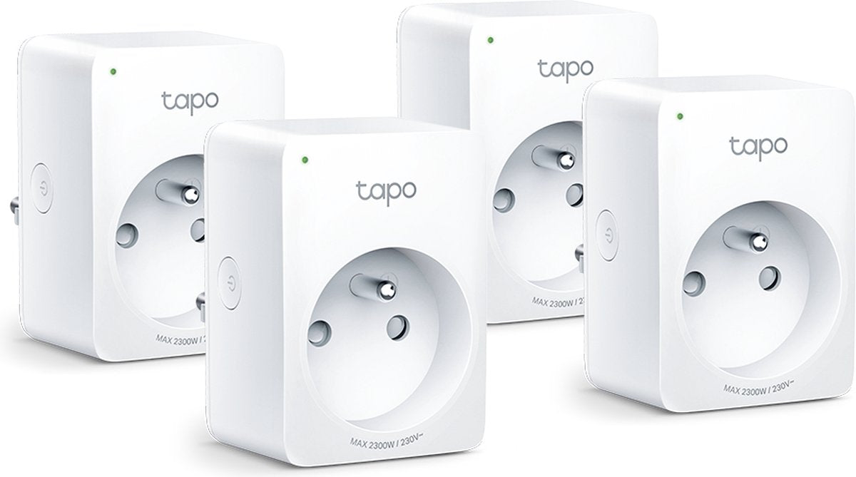 Tp-link tapo p110 - prise intelligente - prise intelligente - 4 pièces - surveillance de l'énergie - be fr