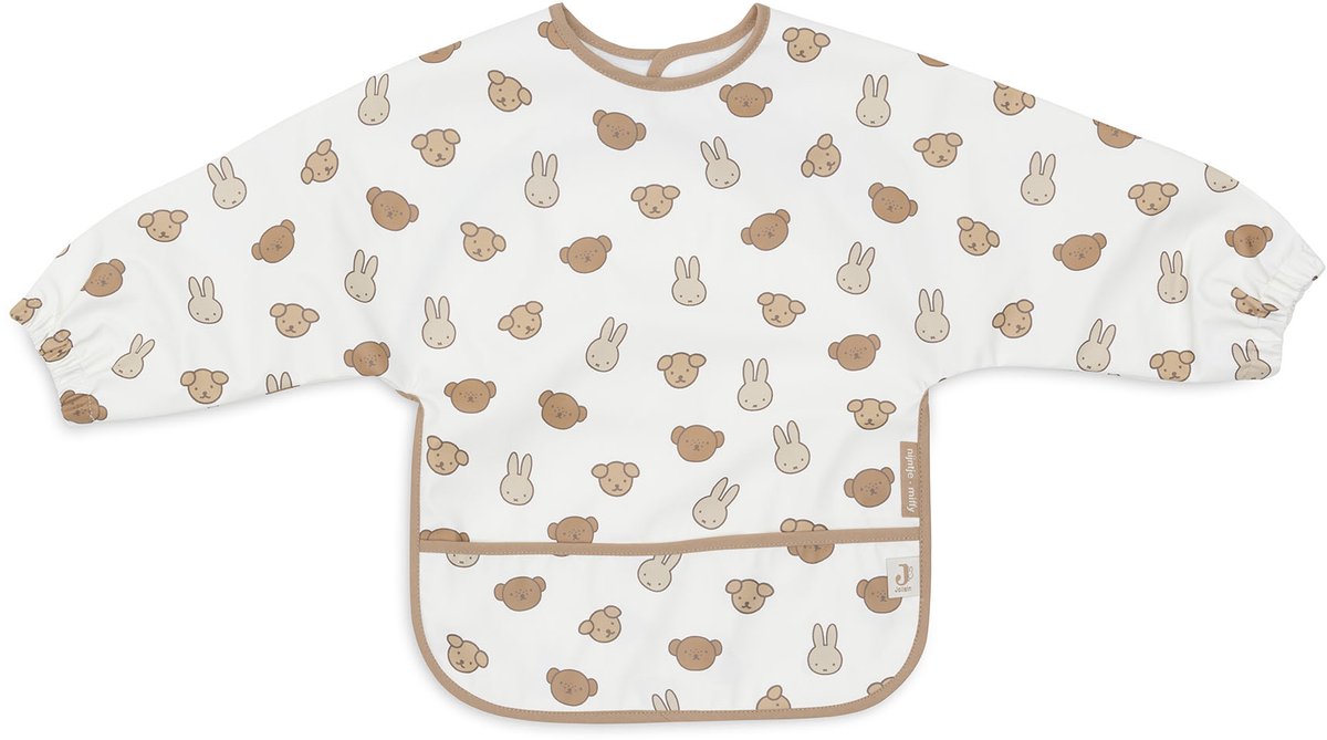 Bavoirs Jollein imperméables avec manche - 1 pièce - 75 cm - miffy et ses amis