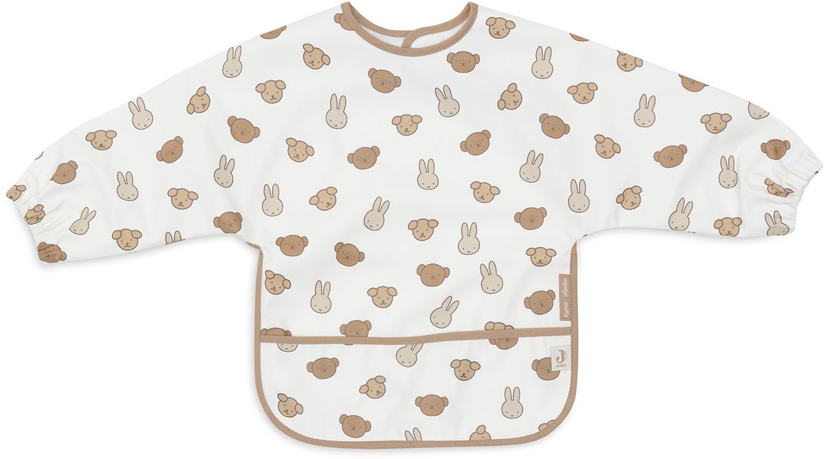 Bavoirs Jollein imperméables avec manche - 1 pièce - 75 cm - miffy et ses amis