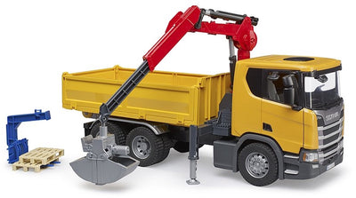 Camion de chantier Bruder Scania Super 560R avec corbeau
