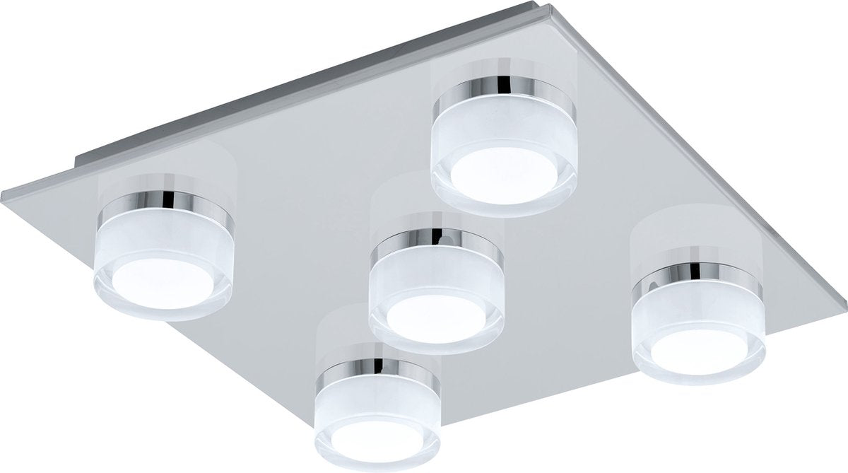 Plafonnier Eglo romendo 1 - LED - 32 cm - chrome - dimmable