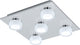 Plafonnier Eglo romendo 1 - LED - 32 cm - chrome - dimmable