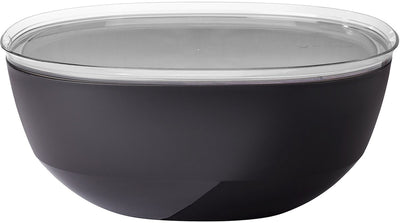 Bol de service Mepal avec couvercle silueta - 5000 ml - saladier - noir nordique
