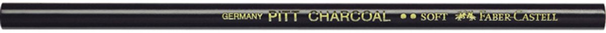 Crayon fusain Faber-castell - pitt monochrome - doux - fc-117403