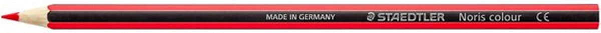 Staedtler crayon de couleur noris 185 rouge | 12 pièces