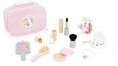 Janod - licorne - beauty case - 10 accessoires de maquillage